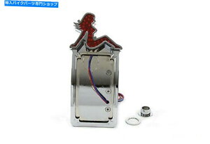 N[p[c Chrome Lady Luck Lede[vAZu̓n[[ - _rbh\tBbg Chrome Lady Luck LED Tail Lamp Assembly fits Harley-Davidson
