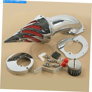 N[p[c z_VTX 1300 1986-2012pI[goCN[XpCNGAN[i[zCtB^[ Motorcycle Chrome Spike Air Cleaner Intake Filter For Honda VTX 1300 1986-2012