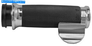 N[p[c Avon Grips CC-85-CH-BO-FLYJX^֊sObvXbg{X - Chrome Avon Grips CC-85-CH-BO-FLY Custom Contour Grips with Throttle Boss - Chrome