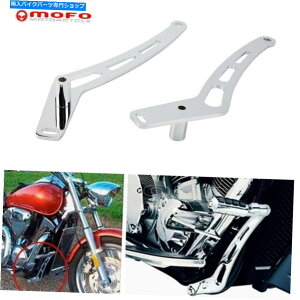 N[p[c Honda VTX1300 S T CgN[U[̂߂̃NtbgyO}EguPbg03-09 2008 Chrome Foot Peg Mount Bracket For Honda VTX1300 S T C Retro Cruiser 03-09 2008