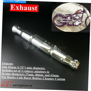 N[p[c n[[JtF[T[`bp[{o[JX^p37/40 / 43mmjo[TGL][Xg}t[ 37/40/43mm Universal Exhaust Muffler For Harley Cafe Racer Chopper Bobber Custom
