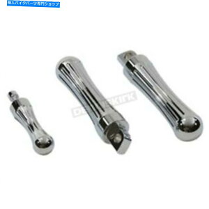 N[p[c V-TwinNBapiqueX^CrW / Shifter PEG - 27-0682 V-Twin Manufacturing Chrome Batique Style Footpegs w/Shifter Peg - 27-0682