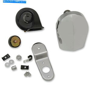 N[p[c hbOXyVAGNgbNz[Lbgn[[c[O\tg_CiX|[cX^[N Drag Specialties Electric Horn Kit Harley Touring Softail Dyna Sportster Chrome
