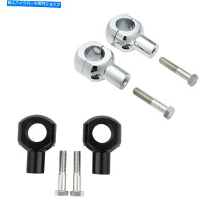 N[p[c 1.25 ''nho[CU[tBbgn[[c[O[hXg[gOChubN/N 1.25'' Handlebar Riser Fit For Harley Touring Road Street Glide Black/Chrome