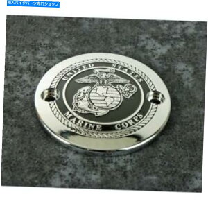 �N���[���p�[�c �J�X�^������LTD�B�N���[���}�����V�[���^�C�~���O�J�o�[ - MAR05-63 Custom Engraving LTD. Chrome Marine Seal Timing Cover - MAR05-63�y���s�A���i�z