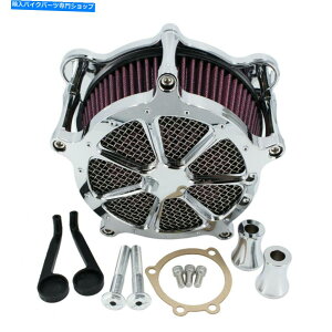 N[p[c Chrome CNCRgXgJbgGAN[i[ێԃtB^[ Chrome CNC Contrast Cut Air Cleaner Intake Red Filter For Harley Touring Softail