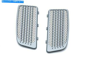 �N���[���p�[�c Kuryakyn Radiator Grills��Screens for Harley Twin Coled Models '14 -'17 Chrome Kuryakyn Radiator Grills & Screens for Harley Twin Cooled Models '14-'17 Chrome�y���s�A���i�z