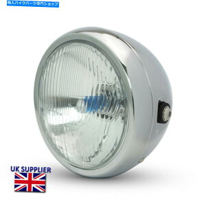 N[p[c I[goC6.5 "wbhCggvWFNgJtF[T[XNũgN Motorcycle 6.5" Headlight Retro Project Cafe Racer Scrambler Retro Chrome