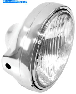 N[p[c EMGO 66-65040蕗7C`BwbhCgAZu7inN Emgo 66-65040 Kawasaki Style 7in. Headlight Assembly 7in Chrome