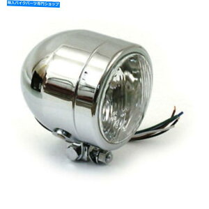 N[p[c Headlight 4 "ChromeAHarley - Davidson E-Certification Mark Headlight 4 " Chrome, for Harley - Davidson with E - Certification Mark