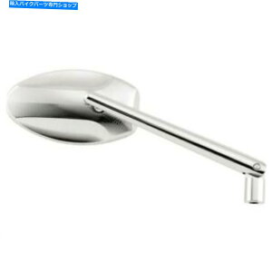 N[p[c Nr[N}X^[łꂽȉ~``[u Chrome Bikemaster Lined Oval Tube Stem Mirror