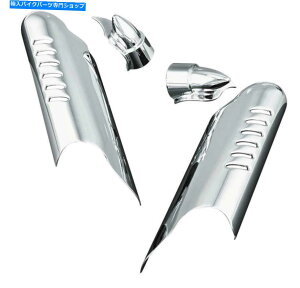 �N���[���p�[�c Kuryakyn Leg Leg Deflector Shields�AChrome 7768 KURYAKYN LOWER LEG DEFLECTOR SHIELDS, CHROME 7768�y���s�A���i�z