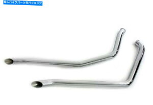 N[p[c 1-3 / 4C`NO[XX^ChbOpCvFXST 1986-1999 1-3/4 inch Chrome goose style Drag pipes for Harley FXST 1986-1999