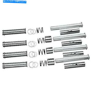 �N���[���p�[�c Chrome Pushrod�`���[�u�L�b�g�h���b�O�X�y�V�����[75711-SC6 Chrome Pushrod Tube Kit Drag Specialties 75711-SC6�y���s�A���i�z