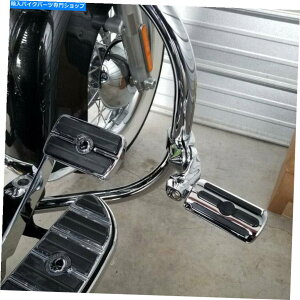 �N���[���p�[�c Chrome Fit 1-1 / 4 �n�[���[���[�h�L���O�X�g���[�g�O���C�h�p�N���b�V���o�[�n�C�E�F�C�t�b�g�y�O Chrome Fit 1-1/4 Crash Bar Highway Foot Pegs For Harley Road King Street Glide�y���s�A���i�z