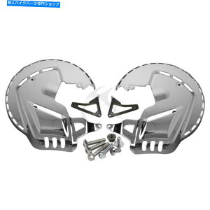 N[p[c Honda F6B 2013-2015 14̂߂Chromeu[LfBXN[^[Jo[zCgLEDO Chrome Brake Disc Rotor Covers White LED Ring Of Fire For HONDA F6B 2013-2015 14