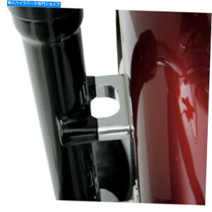 N[p[c Klock Werks^CnKNtgtF_[21x2.15}EgubNn[[FXS / T Klock Werks Tire Hugger Chrome Front Fender 21x2.15 Mounting Blocks Harley FXS/T