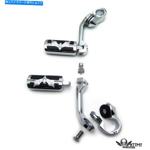 N[p[c HTTMTN[5uOtbgyOLbg1.25v}n[hX^[XV1700pGWK[h HTTMT Chrome 5" Long FootPeg Kit 1.25" Engine Guard For Yamaha Roadstar xv1700