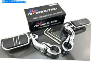 N[p[c 32mm 1.25 "n[[_rbh\̂߂̃NAOsO@GWK[hyO 32mm 1.25" Chrome Angled Peg Highway Engine Guard Foot Pegs For Harley Davidson