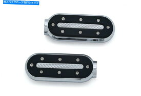 クロームパーツ クレアキン重工業フットペグw / oアダプターハーレー/メートルクロム Kuryakyn Heavy Industry Foot Pegs w/o Adapters Harley / Metric Chrome