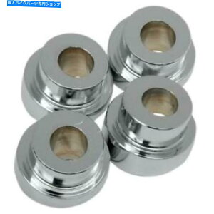 �N���[���p�[�c La Chopers Angled Riser�u�b�V���L�b�g10° - Chrome LA-7400-10 * LA Choppers Angled Riser Bushing Kit 10 Deg. - Chrome LA-7400-10*