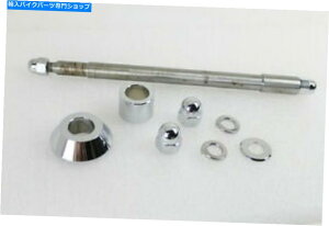 N[p[c Harley DavidsonɂtgANXLbgN[10-5 / 8 V-Twin Front Axle Kit Chrome 10-5/8 Length for Harley Davidson by V-Twin