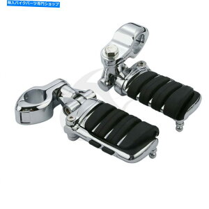 �N���[���p�[�c Chrome 1.25 "�G���W���K�[�h�t�b�g�y�b�O�t�b�g���X�g�N�����vMotor ATV UTV�̂��߂̃L�b�g Chrome 1.25" Engine Guard Footpeg Footrest Clamps Mounting Kit For Motor ATV UTV
