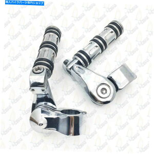 �N���[���p�[�c 1 1/4 Chrome�Z���p�x�̍������H��Streamliner Bar Foot Pegs Mount for Harley 1 1/4 Chrome Short Angled Highway Streamliner Bar Foot Pegs Mount For Harley�y���s�A���i�z