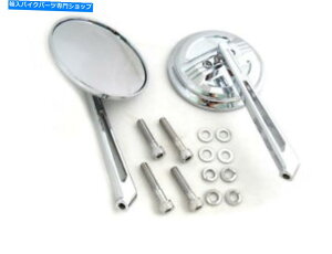 N[p[c Xg[grbǧstĂGAt[~[ Air Flow Mirror Set with Straight Billet Stems