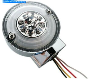 N[p[c n[hhCuN[W /NAYP@\A^[M HARDDRIVE Chrome W/Clear Lens Single Function Rear Turn Signal