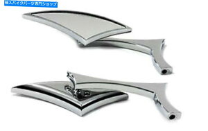 �N���[���p�[�c V-Twin�ɂ��n�[���[�_�r�b�h�\���̂��߂̃I�[�f�B���_�C�������h�X�^�C���̃~���[�Z�b�g Odin Diamond Style Mirror Set for Harley Davidson by V-Twin�y���s�A���i�z