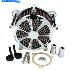 N[p[c n[[\tgXtX/fbNXFLSTNpN[GAN[i[zCtB^[Lbg Chrome Air Cleaner Intake Filter Kit For Harley Softail Slim FLS / Deluxe FLSTN