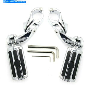 N[p[c I[goC̍H̑̃yȎx1-1 / 4 "n[[_rbh\̂߂̃GWK[h Motorcycle Highway Foot Pegs Foot Rests 1-1/4" Engine Guard For Harley Davidson