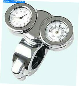 N[p[c YAMAHA V-MAX 1200 CHROMEnho[NbNxv Yamaha V-Max 1200 Chrome Handlebar Clock & Thermometer