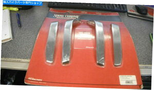 N[p[c NX`[ThobOLbNv[g4 PCZbgz_2001-2009 GL1800 52-761 Show Chrome Steel Saddlebag Kick Plates 4 Pc Set Honda 2001-2009 GL1800 52-761