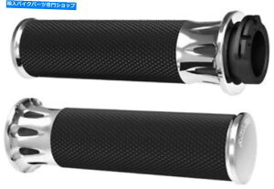 �N���[���p�[�c Arlen Ness - 07-316 - �t���[�W�����V���[�Y�O���b�v�A�f�B�[�v�J�b�g - �N���� Arlen Ness - 07-316 - Fusion Series Grips, Deep Cut - Chrome