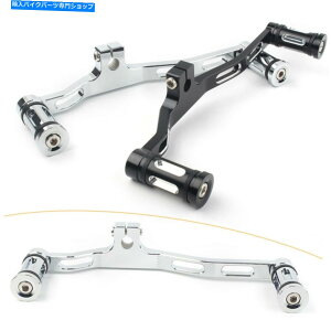 �N���[���p�[�c �t�����g�����A�X���b�g�M�A�V�t�^�[���o�[�t�B�b�g�n�[���[�_�C�i91-17 FXD W /���Ԑ��� Front & Rear Slotted Gear Shifter Lever Fit Harley Dyna 91-17 FXD w/ Mid-Control