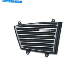 N[p[c HyperCherger ESGAN[i[̂߂̃NChubN/N[NVbNtF[Xv[g - 9369 Kuryakyn Black/Chrome Classic Faceplate for Hypercharger ES Air Cleaners - 9369