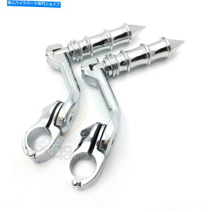 N[p[c Harley Electra GlidepN[5 "OtbgyOLbg1.25"GWK[h Chrome 5" Long Foot Peg Kit 1.25" Engine Guard For Harley Electra Glide