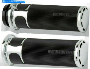 �N���[���p�[�c Arlen Ness Chrome TBW Fusion�n���h���o�[�O���b�v08-17�n�[���[�c�[�����OFLS FLS FLS Arlen Ness Chrome TBW Fusion Handlebar Grips 08-17 Harley Touring FLHX FLS FLHX�y���s�A���i�z