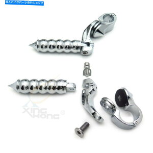 N[p[c N[2.5 "tbgybOVK[z[NX1.25"n[[X[p[E1200̃GWK[h Chrome 2.5" Long FootPeg Sugar Hawks 1.25" Engine Guard For Harley SuperLow 1200