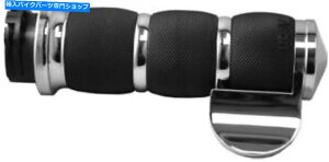 N[p[c GC{GANbVObvN[XbgXChAXbgAVXgGA[90{X Avon Air Cushion Grips Chrome Throttle Slide, With Throttle Assist AIR-90-BOSS
