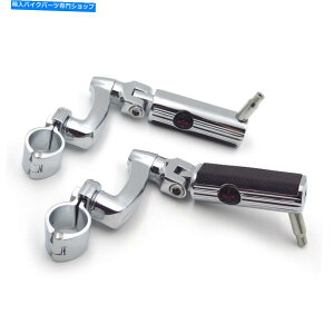 N[p[c N[MAXJA[`^1.25 "1 1/4"GWK[hNbVBptbgyO}EgLbg Chrome Gear Skull Arched Footpeg Mount Kit For 1.25" 1 1/4" Engine Guard Crash B