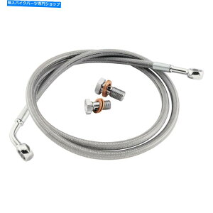 N[p[c Harley-Davidson Road King 08-13AN[GRu[LCLbg For Harley-Davidson Road King 08-13 Rear Chrome Econoline Brake Line Kit