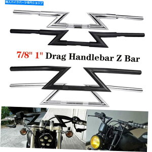 N[p[c 7/8 "1"[^[TCNnho[ZhbOo[ؗ؃`bp[{o[ 7/8" 1'' Motorcycle Handlebar Z Drag Bar For Honda Yamaha Suzuki Chopper Bobber