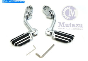 N[p[c YOXe1.25 "n[[c[Of̂߂̍GWK[htB[gPEG Mutazu long stem 1.25" Streamline Engine Guard Foot Peg for Harley Touring Model