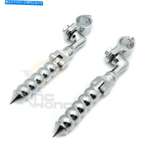 N[p[c Chrome 3 "Stem Footpeg Sugar Hawks 1.25"n[[X[p[E1200pGWK[h Chrome 3" Stem Footpeg Sugar Hawks 1.25" Engine Guard For Harley SuperLow 1200