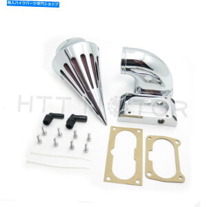 N[p[c Hongk Chrome Spike Air CleanertB^[Lbgׂ͂Đvulcan 2000 Classic HongK Chrome Spike Air Cleaner Filter Kit For All Kawasaki Vulcan 2000 Classic