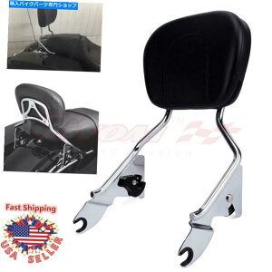 N[p[c tBbgn[[c[ONNCbNf^b`\Sissy Bar w /qwpbh Fit Harley Touring Chrome Quick Detachable Sissy Bar w/ Passenger Backrest Pad