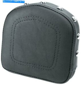 N[p[c Saddlemen 0408Y΃X^bhSissy Bar PadƃNX^bh Saddlemen 0408Y Gravestone Studded Sissy Bar Pad with Chrome Studs